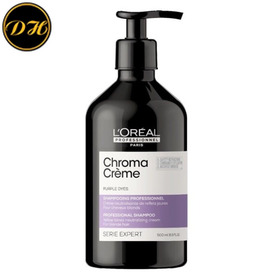 DẦU GỘI KHỬ VÀNG LOREAL CHROMA CREME PURPLE DYES 500ML