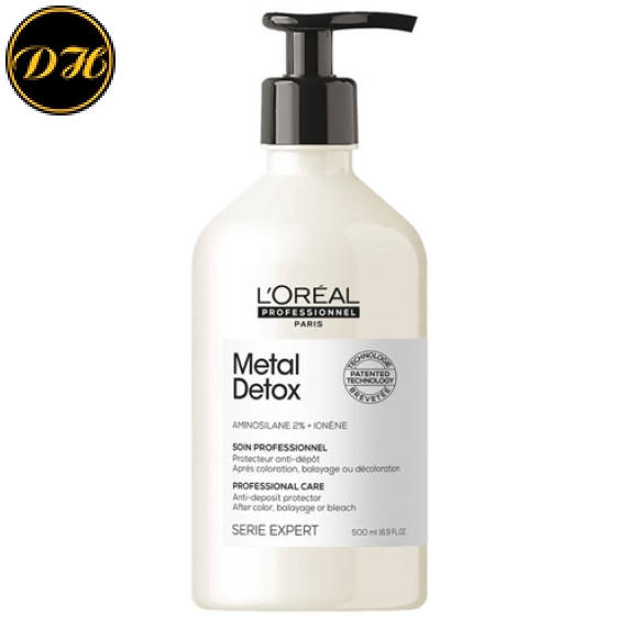 Dầu hấp giúp thải độc kim loại tóc cho tóc mảnh L’Oréal Metal Detox 500ml